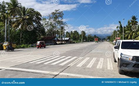 National Highway In Digos City, Davao Del Sur, Philippines Royalty-Free ...