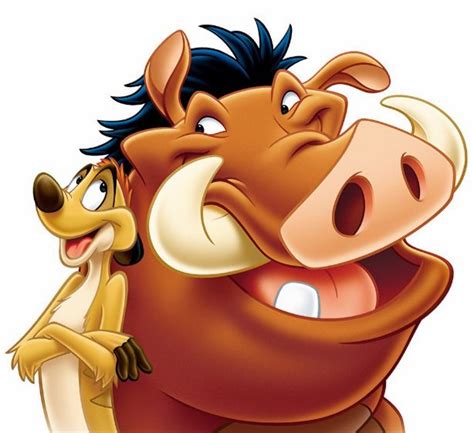 Lion King Timon and Pumba smiling Disney T-Shirt | Lion king pictures ...