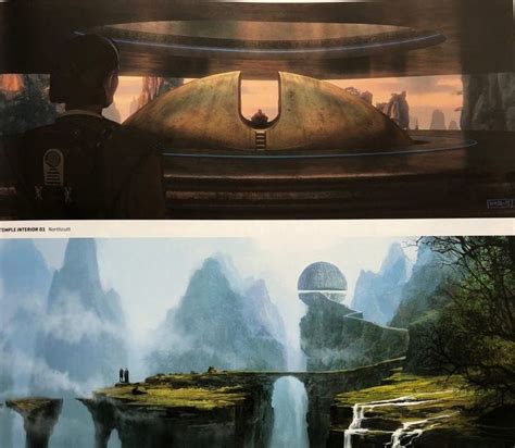 Concept Art Revealed For George Lucas' Vision of The Jedi Temple For ...