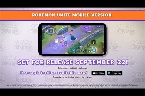 Pokemon Unite Mobile version release date revealed! - The Click