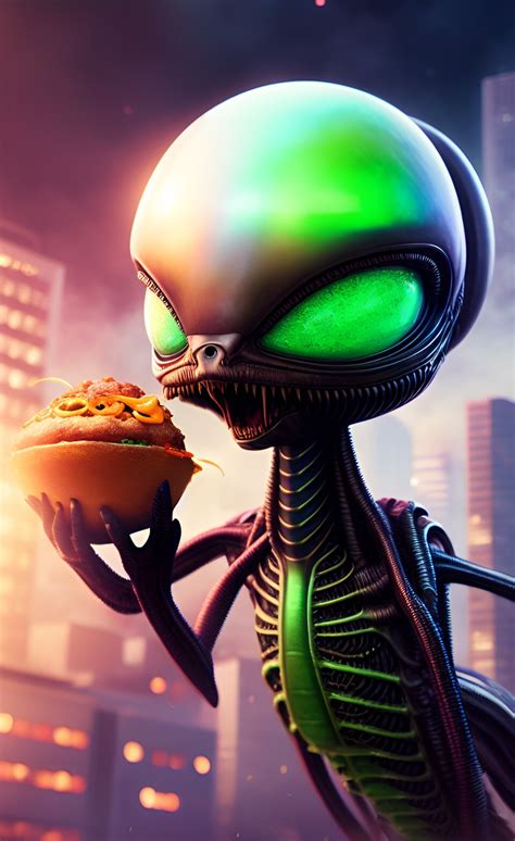 ArtStation - alien enjoy food 850 jpg wombo art pack | Artworks