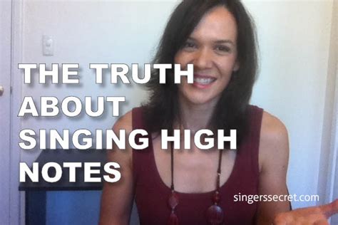 The truth about singing high notes - Singer's Secret