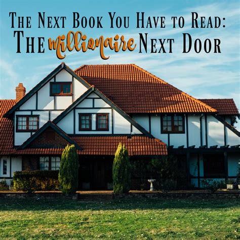 The Next Book You Have to Read: The Millionaire Next Door - MBA sahm