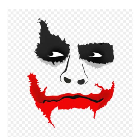 Joker Face Bloody PNG High Dimension | Etsy