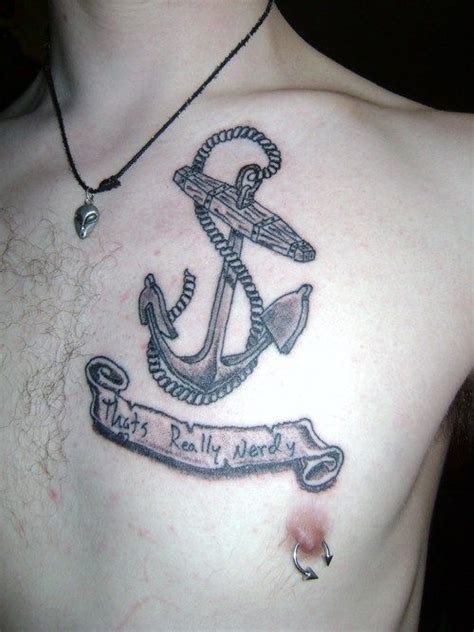 Fouled anchor with realistic stock | Tattoos, Anchor tattoo, 3d tattoos