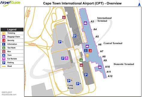 Cape Town - Cape Town International (CPT) Airport Terminal Maps ...