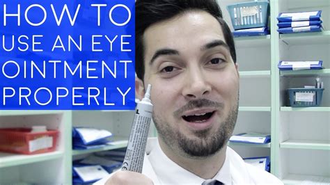 How To Use Eye Ointment | How To Apply Ointment To The Eyes | How To ...