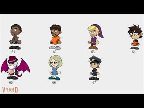 Lil Peepz Stock Characters Batch 7 (For Vyond) - YouTube