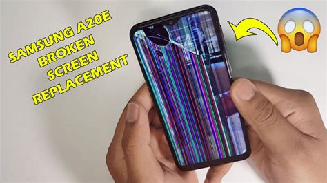 Samsung Galaxy A20e Broken Screen Replacement | Rebuild Broken Phone ...