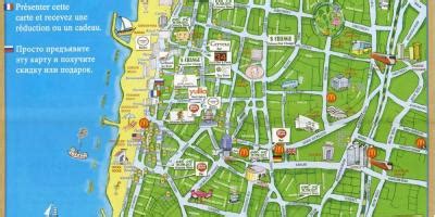 Tel Aviv tourist map - Tel Aviv attractions map (Israel)