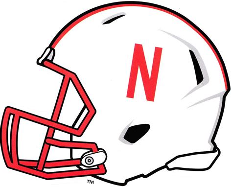 Inch Huskers Football Helmet Univ Of Nebraska NU Cornhuskers Logo ...