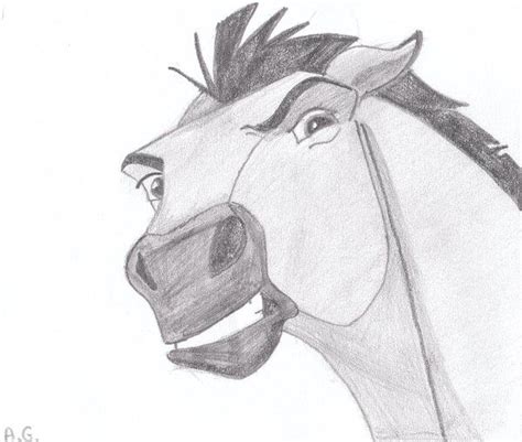 spirit stallion sketch - Google Search | Spirit drawing, Disney art ...