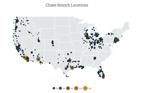 Chase Locations Map – Map Of The World