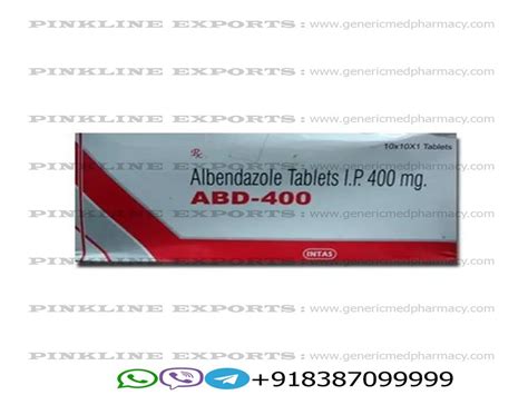 ABD 400 Albendazole 400mg Tablets at Rs 250/box in Jaipur | ID: 25595881412