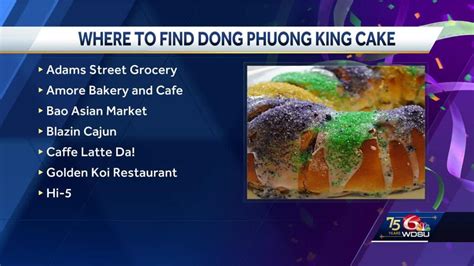 Dong Phuong releases list of king cake retailers for 2024