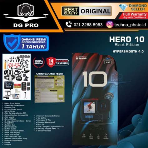 Promo Gopro Hero 10 Black Edition 23.6Mp Hypersmooth 5.3K 60Fps ...