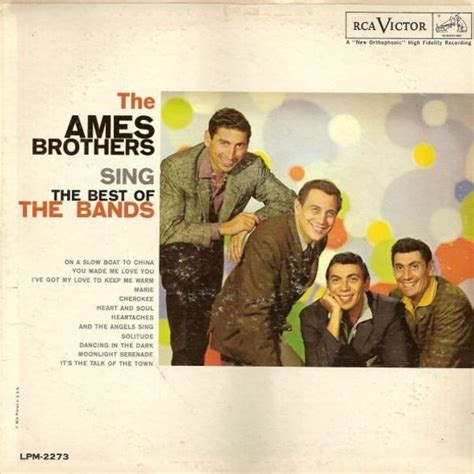 The Ames Brothers - The Ames Brothers Sing the Best of the Bands Lyrics ...