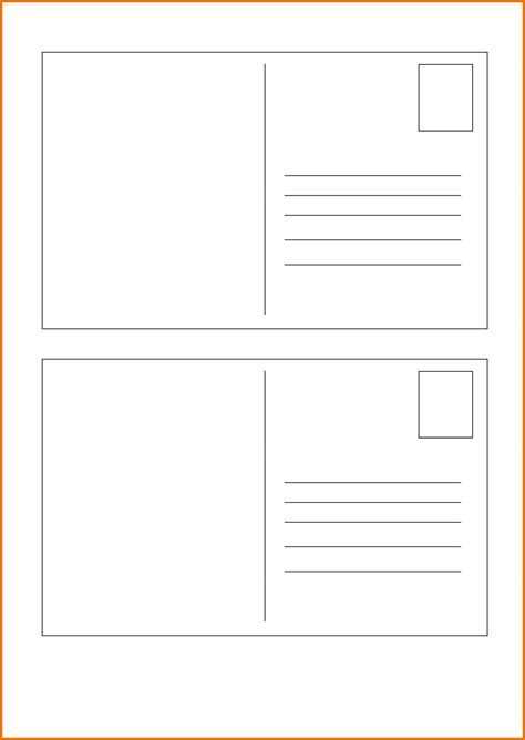 Postcard Template 4x6