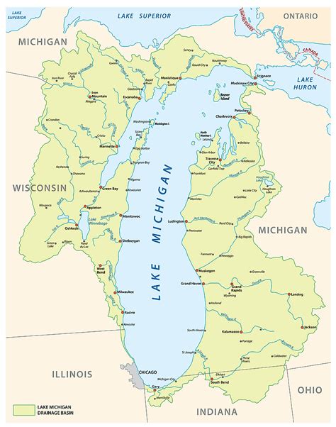 White Lake Michigan Area Map More