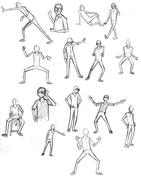 Figure Drawing Gesture Poses – Warehouse of Ideas