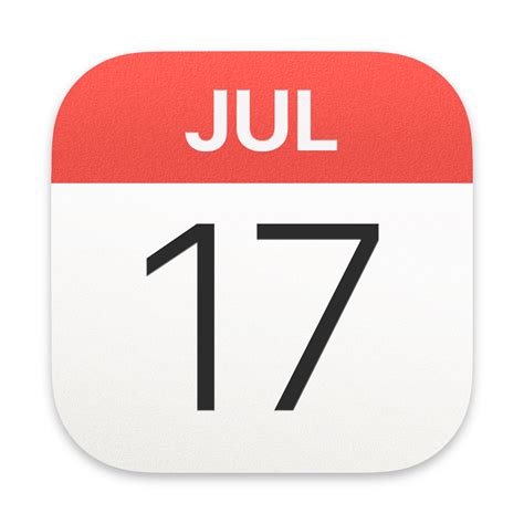 Apple Calendar Icon Png - Ursa Alexine