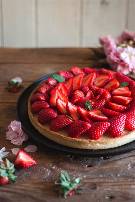 Tarte aux fraises (vegan et simple) - L'Herboriste, cuisine végétale