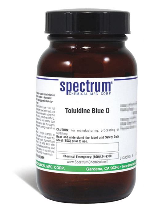 100% Concentration, 92-31-9, Toluidine Blue O - 46AN49|TO110-50GM ...