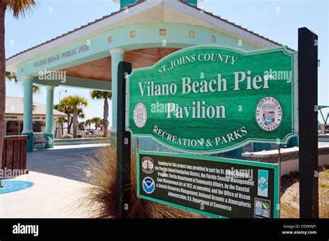 Vilano beach pier pavilion hi-res stock photography and images - Alamy