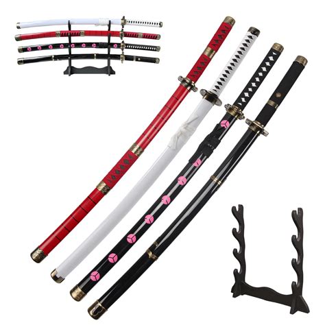 Buy 40" Roronoa Zoro Samurai,4 Piece Set,Kitetsu,Wado Ichimonji, Shusui ...