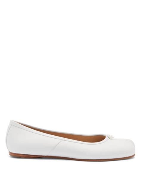 MAISON MARGIELA Tabi Split-toe Leather - White | Editorialist