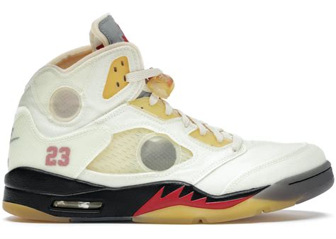 Jordan 5 Retro Off-White Sail Men's - DH8565-100 - US