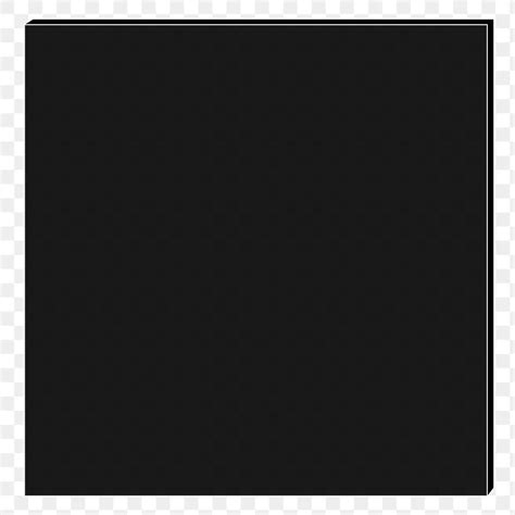 Blank black square prism design element | free image by rawpixel.com ...