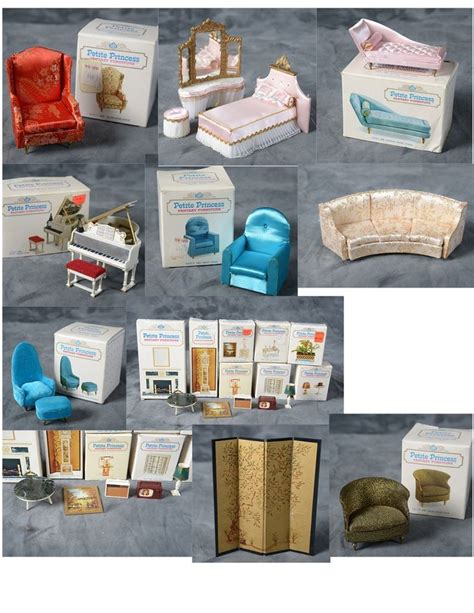 Vintage Ideal Petite Princess Dollhouse Furniture Lot (With images ...