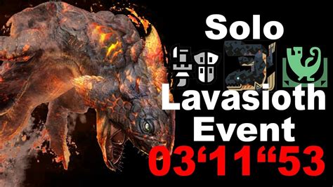 MHW - Artillery Gunlance Build - Solo 03'11 - The Name Lavasioth ...