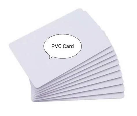 White PVC Card, Size: 85.60 mm By 53.98 mm at Rs 4 in New Delhi | ID ...