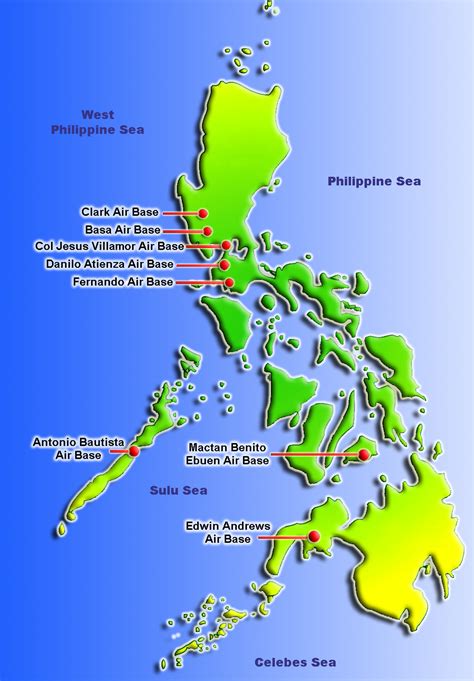 Philippine Air Force Bases Map