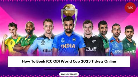 ICC ODI World Cup 2023 Tickets Online - How To Book Now?