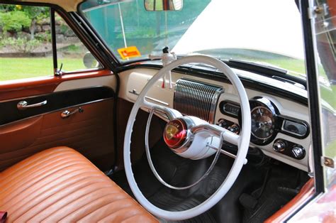 Holden FE, FC interior Photo. White steering wheel (not standard ...