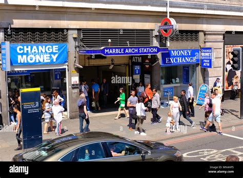 Marble Arch tube station London UK Stock Photo - Alamy