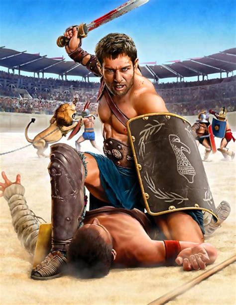 Spartacus the gladiator in the ring Types Of Gladiators, Roman ...