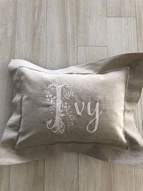 Custom Embroidered Pillow. Personalized Name Pillow. Baby Name Pillow ...