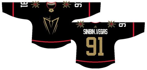 Vegas Golden Knights 3rd Jersey Concept - SinBin.vegas