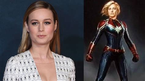 Brie Larson Reveals NEW Captain Marvel Costume Design - YouTube