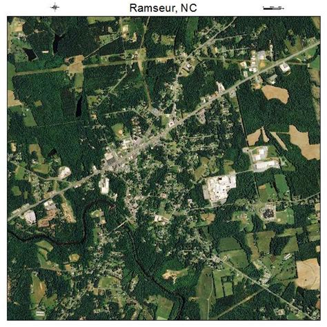 Aerial Photography Map of Ramseur, NC North Carolina