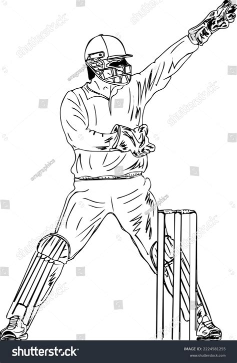 Top 81+ cricket drawing sketch super hot - xkldase.edu.vn