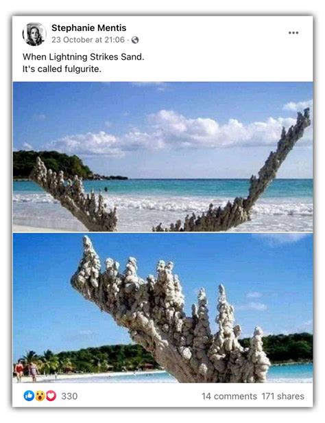 Fact Check: Artwork circulates as fulgurite found on seashore - India Today