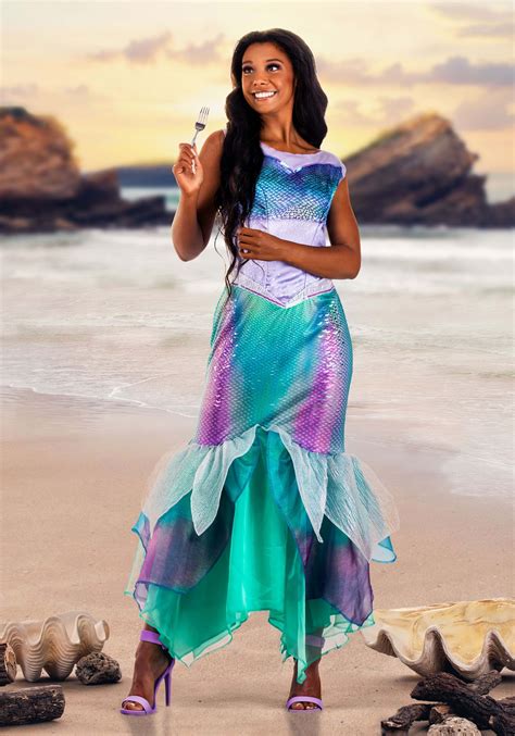 Adult Little Mermaid Live Action Deluxe Ariel Costume