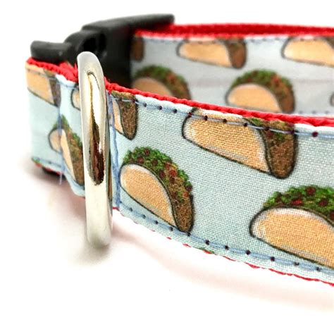 Taco Dog Collar Harness or Leash Food Themed Dog Collar | Etsy