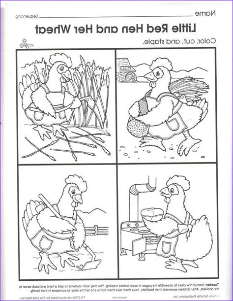 The Little Red Hen Printable Story