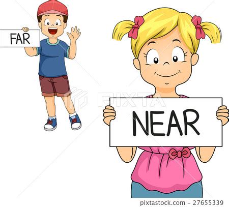 Kids Near Far - Stock Illustration [27655339] - PIXTA